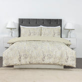 100% Cotton Sateen Printed Duvet Cover Set - 300 Thread Count Luxury Bedding - Ultra Soft & Breathable - 15437